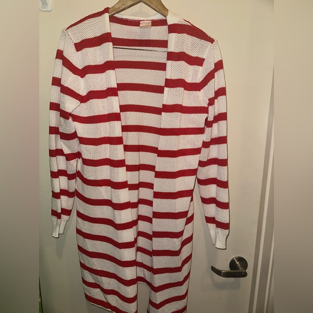 Luna Striped Cardigan Sweater